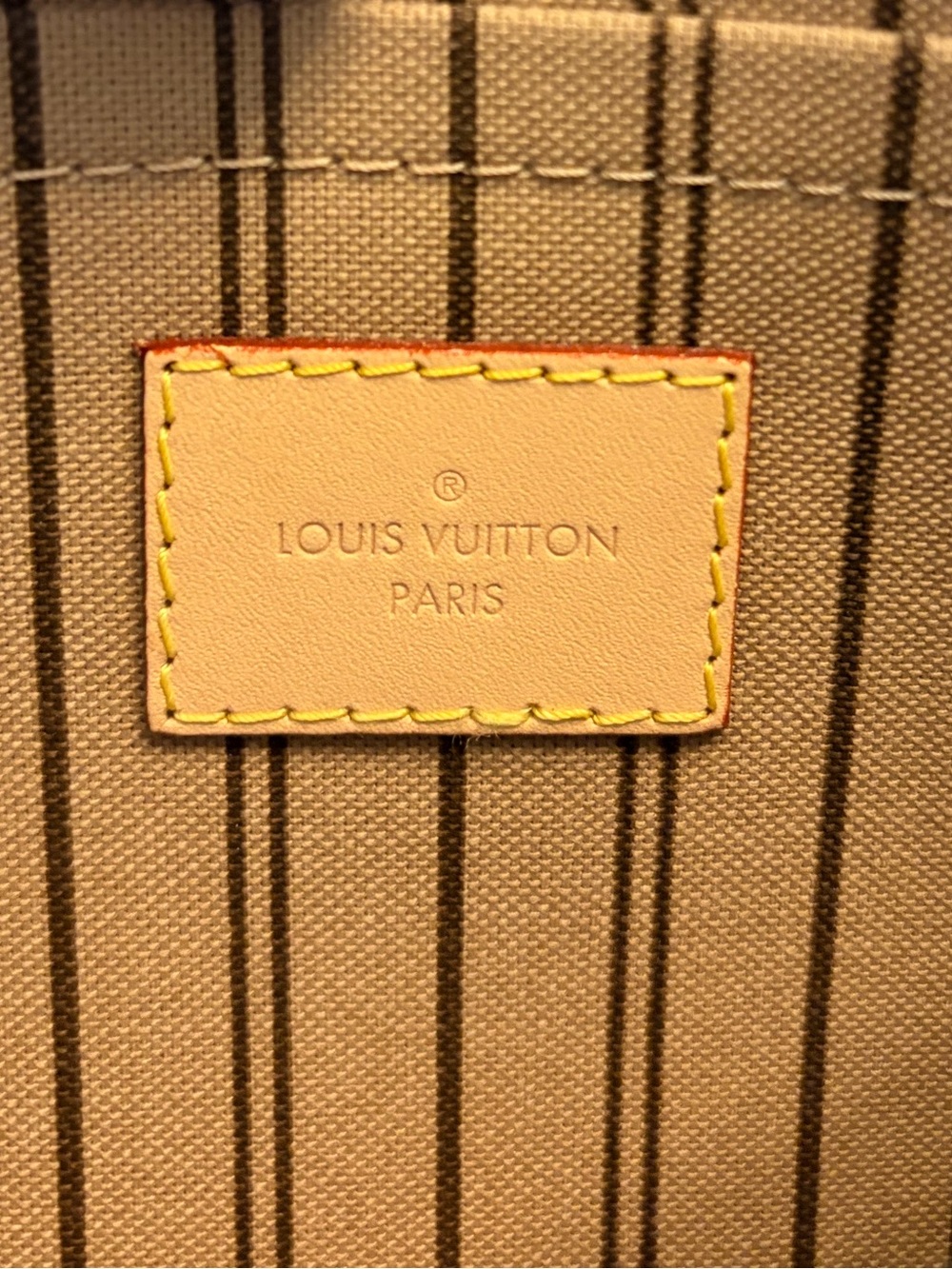 Like New 2024 Louis Vuitton Monogram Wristlet Pouch in Brown and Tan - Picture 13 of 16